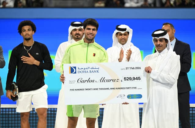 Qatar ExxonMobil Open 2026 Mens Final Winner Carlos Alcaraz (ESP)