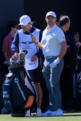 February 21, 2026, Pacific Palisades, California, USA: Rory McIlroy during Round 3 of the 2026 Genesis Invitational Golf Tournament on Saturday February 21, 2026 at the Riviera Country Club in Pacific Palisades, California. ARIANA RUIZ PI Pacific Palisades USA - ZUMAp124 20260221_zaa_p124_006 Copyright: xArianaxRuizx