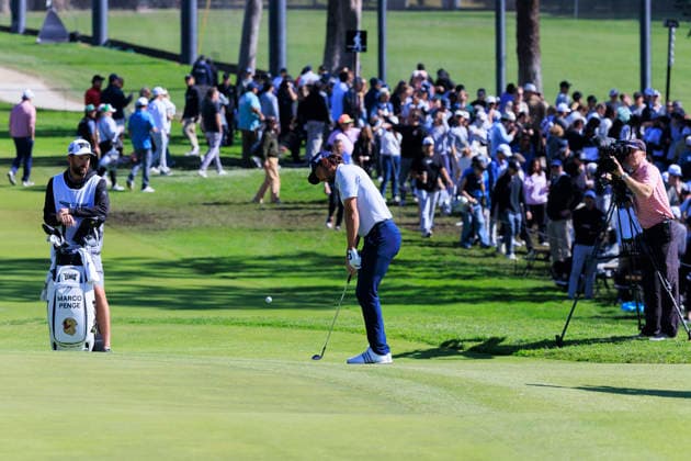 February 21, 2026, Pacific Palisades, California, USA: Marco Penge during Round 3 of the 2026 Genesis Invitational Golf Tournament on Saturday February 21, 2026 at the Riviera Country Club in Pacific Palisades, California. ARIANA RUIZ PI Pacific Palisades USA - ZUMAp124 20260221_zaa_p124_019 Copyright: xArianaxRuizx