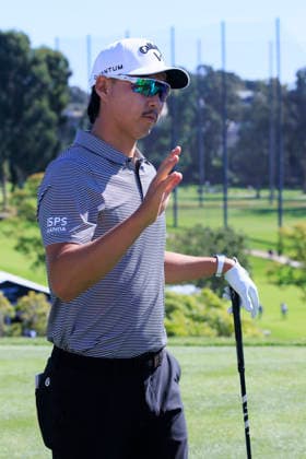 February 21, 2026, Pacific Palisades, California, USA: Min Woo Lee during Round 3 of the 2026 Genesis Invitational Golf Tournament on Saturday February 21, 2026 at the Riviera Country Club in Pacific Palisades, California. ARIANA RUIZ PI Pacific Palisades USA - ZUMAp124 20260221_zaa_p124_021 Copyright: xArianaxRuizx