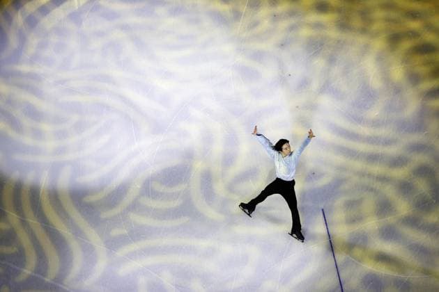 Milan Cortina Olympics: Figure skating, Eiskunstlauf Yuma Kagiyama of Japan performs in the figure skating exhibition gala at the Milan Cortina Olympics on Feb. 21, 2026, at Milano Ice Skating Arena in Milan.  A14AA0005313620P