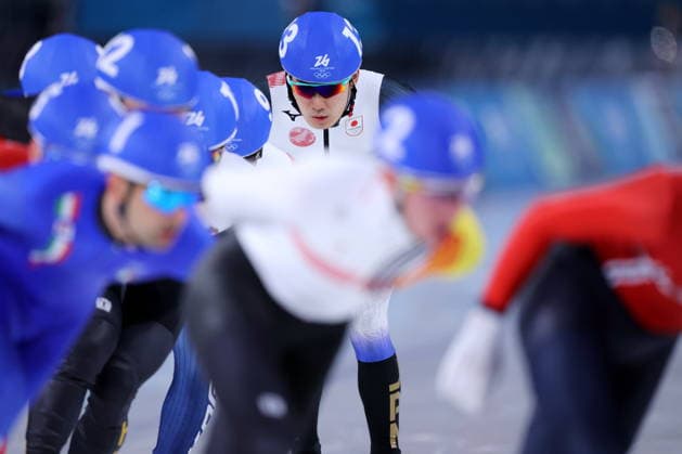 Motonaga Arito (JPN), FEBRUARY 21, 2026 - Speed skating, Eisschnelllauf : Men s Mass Start Semi-final during the Milano Cortina 2026 Olympic Winter games, Winterspiele,Spiele, Summer games at Milano Speed Skating Stadium in Milan, Italy. Noxthirdxpartyxsales  aflo_320831537