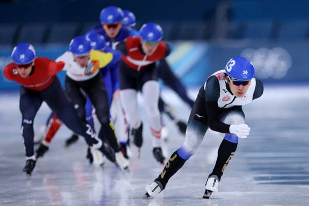 Motonaga Arito (JPN), FEBRUARY 21, 2026 - Speed skating, Eisschnelllauf : Men s Mass Start Semi-final during the Milano Cortina 2026 Olympic Winter games, Winterspiele,Spiele, Summer games at Milano Speed Skating Stadium in Milan, Italy. Noxthirdxpartyxsales  aflo_320831527