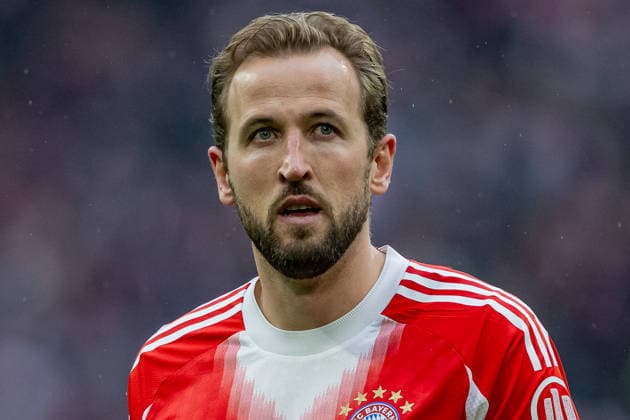 Harry Kane (FC Bayern Muenchen, 9) Portrait Portraet GER, FC Bayern Muenchen vs. SG Eintracht Frankfurt, Fussball, Bundesliga, 23. Spieltag, Spielzeit 2025 2026, 21.02.2026. (DFL DFB REGULATIONS PROHIBIT ANY USE OF PHOTOGRAPHS as IMAGE SEQUENCES and or QUASI-VIDEO). GER, FC Bayern Muenchen vs. SG Eintracht Frankfurt, Fussball, Bundesliga, 23. Spieltag, Spielzeit 2025 2026, 21.02.2026. Muenchen *** Harry Kane FC Bayern Muenchen, 9 Portrait Portraet GER, FC Bayern Muenchen vs SG Eintracht Frankfurt, Football, Bundesliga, Matchday 23, Season 2025 2026, 21 02 2026 DFL DFB REGULATIONS PROHIBIT ANY USE OF PHOTOGRAPHS as IMAGE SEQUENCES and or QUASI VIDEO GER, FC Bayern Muenchen vs SG Eintracht Frankfurt, Football, Bundesliga, Matchday 23, Season 2025 2026, 21 02 2026 Muenchen Copyright: xEibner-Pressefoto HeikexFeinerx EP_HFR