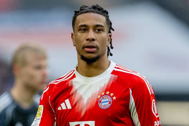 Michael Olise (FC Bayern Muenchen, 17) Portrait Portraet GER, FC Bayern Muenchen vs. SG Eintracht Frankfurt, Fussball, Bundesliga, 23. Spieltag, Spielzeit 2025 2026, 21.02.2026. (DFL DFB REGULATIONS PROHIBIT ANY USE OF PHOTOGRAPHS as IMAGE SEQUENCES and or QUASI-VIDEO). GER, FC Bayern Muenchen vs. SG Eintracht Frankfurt, Fussball, Bundesliga, 23. Spieltag, Spielzeit 2025 2026, 21.02.2026. Muenchen *** Michael Olise FC Bayern Muenchen, 17 Portrait Portraet GER, FC Bayern Muenchen vs SG Eintracht Frankfurt, Football, Bundesliga, 23 Matchday, Season 2025 2026, 21 02 2026 DFL DFB REGULATIONS PROHIBIT ANY USE OF PHOTOGRAPHS as IMAGE SEQUENCES and or QUASI VIDEO GER, FC Bayern Muenchen vs SG Eintracht Frankfurt, Football, Bundesliga, 23 Matchday, Season 2025 2026, 21 02 2026 Muenchen Copyright: xEibner-Pressefoto HeikexFeinerx EP_HFR
