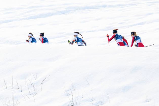 260222 Ebba Andersson of Sweden, Neutral athlete Dariya Nepryaeva (Russia), Astrid oyre Slind of Norway and Karoline Simpson-Larsen of Norway competes in the women s 50km classic technique cross-country skiing race during day 16 of the 2026 Winter Olympics on February 22, 2026 in Val di Fiemme. Photo: Maxim Thore BILDBYRAN kod MT MT1003 skidor cross-country skiing langrenn Olympic Games, Olympische Spiele, Olympia, OS olympics winter olympics os ol olympiska spel vinter-os olympiske leker milano cortina 2026 milan cortina 2026 milano cortina 2026 olympic games milano cortina 2026 winter olympic games milano cortina-os milano cortina-ol vinter-ol 16 bbeng norge norway sweden sverige *** 260222 Ebba Andersson of Sweden, Neutral athlete Dariya Nepryaeva Russia , Astrid oyre Slind of Norway and Karoline Simpson Larsen of Norway competes in the women s 50km classic technique cross country skiing race during day 16 of the 2026 Winter Olympics on February 22, 2026 in Val di Fiemme Photo Maxim Thore BILDBYRAN kod MT MT1003 skidor cross country skiing langrenn olympic games olympics winter olympics os ol olympiska spel vinter os olympiske leker milano cortina 2026 milan cortina 2026 milano cortina 2026 olympic games milano cortina 2026 winter olympic games milano cortina os milano cortina ol vinter ol 16 bbeng norge norway sweden sverige  Copyright: MAXIMxTHORE BB260222MT021