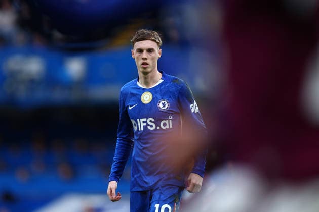 London, England, 21st February 2026. Cole Palmer of Chelsea during the Chelsea vs Burnley Premier League match at Stamford Bridge, London. Picture credit should read: Paul Terry Sportimage EDITORIAL USE ONLY. No use with unauthorised audio, video, data, fixture lists, club league logos or live services. Online in-match use limited to 120 images, no video emulation. No use in betting, games or single club league player publications. SPI_145_PT_Chelsea_Burnley SPI-4541-0146