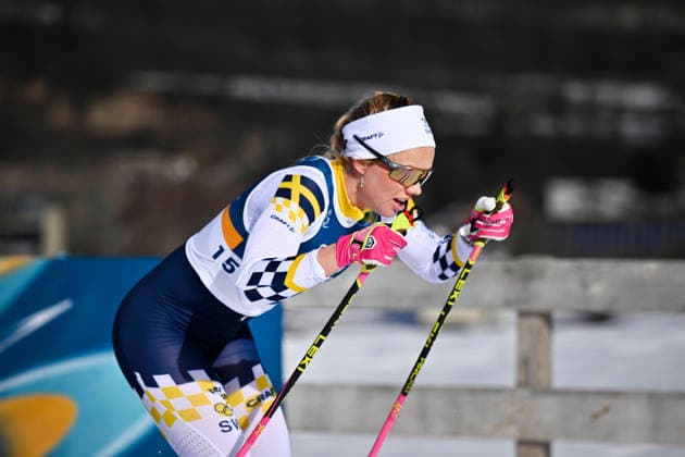 VAL DI FIEMME, ITALIEN 20260222 Emma Ribom i femmilen för damer pa Tesero längdskidstadion under vinter-OS i Val di Fiemme, Italien. *** Bilden ingar i SPORTPAKET. För övriga BETALBILD *** VAL DI FIEMME ITALIEN x10430x *** VAL DI FIEMME, ITALY 20260222 Emma Ribom in the womens five-mile race at Tesero cross-country stadium during the Winter Olympics in Val di Fiemme, Italy Picture in SPORT PACKAGE For others PAY PICTURE VAL DI FIEMME ITALY x10430x  Copyright: xChristinexOlsson TTx OS 2026 SKIDOR FEMMILEN DAMER