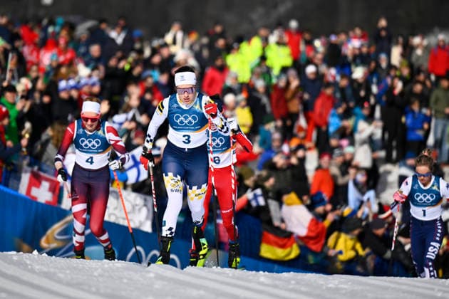 VAL DI FIEMME, ITALY 20260222 Ebba Andersson in the women s 5km at the Tesero cross-country skiing stadium during the Winter Olympics in Val di Fiemme, Italy. *** The image is included in the SPORTS PACKAGE. For others PAYMENT IMAGE *** VAL DI FIEMME ITALY x10430x *** VAL DI FIEMME, ITALY 20260222 Ebba Andersson in the women s 5km at the Tesero cross country skiing stadium during the Winter Olympics in Val di Fiemme, Italy The image is included in the SPORTS PACKAGE For others PAYMENT IMAGE VAL DI FIEMME ITALY x10430x  Copyright: xChristinexOlsson TTx 2026 OLYMPICS SKIING 5M WOMEN