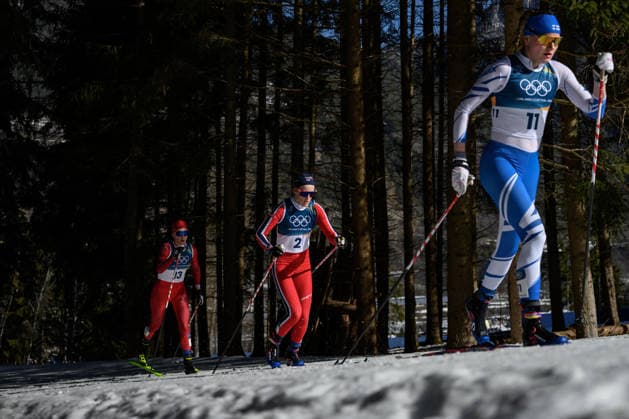 260222 Karoline Simpson-Larsen of Norway and Johanna Matintalo of Finland competes in the women s 50km classic technique cross-country skiing race during day 16 of the 2026 Winter Olympics on February 22, 2026 in Val di Fiemme. Photo: Maxim Thore BILDBYRAN kod MT MT1003 norge norway skidor cross-country skiing langrenn Olympic Games, Olympische Spiele, Olympia, OS olympics winter olympics os ol olympiska spel vinter-os olympiske leker milano cortina 2026 milan cortina 2026 milano cortina 2026 olympic games milano cortina 2026 winter olympic games milano cortina-os milano cortina-ol vinter-ol 16 bbeng *** 260222 Karoline Simpson Larsen of Norway and Johanna Matintalo of Finland competes in the women s 50km classic technique cross country skiing race during day 16 of the 2026 Winter Olympics on February 22, 2026 in Val di Fiemme Photo Maxim Thore BILDBYRAN kod MT MT1003 norway skidor cross country skiing langrenn olympic games olympics winter olympics os ol olympiska spel vinter os olympiske leker milano cortina 2026 milan cortina 2026 milano cortina 2026 olympic games milano cortina 2026 winter olympic games milano cortina os milano cortina ol vinter ol 16 bbeng  Copyright: MAXIMxTHORE BB260222MT028