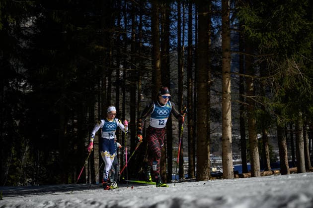 260222 Emma Ribom of Sweden and Katharina Hennig Dotzler of Germany competes in the women s 50km classic technique cross-country skiing race during day 16 of the 2026 Winter Olympics on February 22, 2026 in Val di Fiemme. Photo: Maxim Thore BILDBYRAN kod MT MT1003 sweden sverige skidor cross-country skiing langrenn Olympic Games, Olympische Spiele, Olympia, OS olympics winter olympics os ol olympiska spel vinter-os olympiske leker milano cortina 2026 milan cortina 2026 milano cortina 2026 olympic games milano cortina 2026 winter olympic games milano cortina-os milano cortina-ol vinter-ol 16 bbeng *** 260222 Emma Ribom of Sweden and Katharina Hennig Dotzler of Germany competes in the women s 50km classic technique cross country skiing race during day 16 of the 2026 Winter Olympics on February 22, 2026 in Val di Fiemme Photo Maxim Thore BILDBYRAN kod MT MT1003 sweden sverige skidor cross country skiing langrenn olympic games olympics winter olympics os ol olympiska spel vinter os olympiske leker milano cortina 2026 milan cortina 2026 milano cortina 2026 olympic games milano cortina 2026 winter olympic games milano cortina os milano cortina ol vinter ol 16 bbeng  Copyright: MAXIMxTHORE BB260222MT036