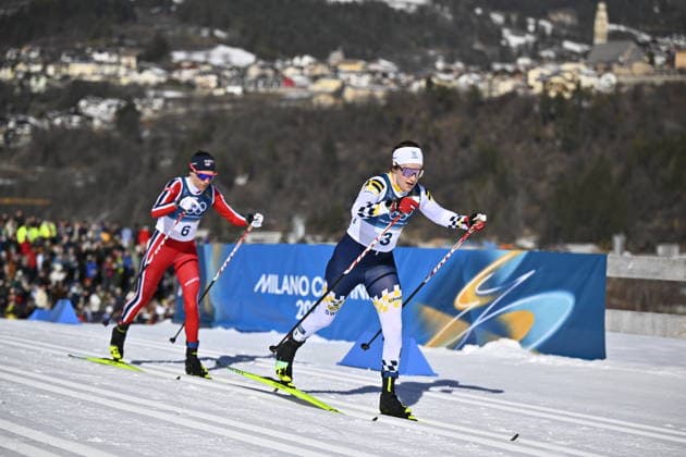 VAL DI FIEMME, ITALY 20260222 Ebba Andersson in the women s 5km at the Tesero cross-country skiing stadium during the Winter Olympics in Val di Fiemme, Italy. *** The image is included in the SPORTS PACKAGE. For others PAYMENT IMAGE *** VAL DI FIEMME ITALY x10430x *** VAL DI FIEMME, ITALY 20260222 Ebba Andersson in the women s 5km at the Tesero cross country skiing stadium during the Winter Olympics in Val di Fiemme, Italy The image is included in the SPORTS PACKAGE For others PAYMENT IMAGE VAL DI FIEMME ITALY x10430x  Copyright: xChristinexOlsson TTx 2026 OLYMPICS SKIING 5M WOMEN