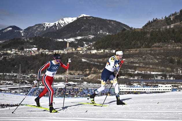 VAL DI FIEMME, ITALY 20260222 Ebba Andersson in the women s 5km at the Tesero cross-country skiing stadium during the Winter Olympics in Val di Fiemme, Italy. *** The image is included in the SPORTS PACKAGE. For others PAYMENT IMAGE *** VAL DI FIEMME ITALY x10430x *** VAL DI FIEMME, ITALY 20260222 Ebba Andersson in the women s 5km at the Tesero cross country skiing stadium during the Winter Olympics in Val di Fiemme, Italy The image is included in the SPORTS PACKAGE For others PAYMENT IMAGE VAL DI FIEMME ITALY x10430x  Copyright: xChristinexOlsson TTx 2026 OLYMPICS SKIING 5M WOMEN