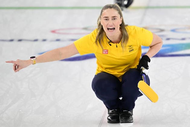 CORTINA, ITALY 20260222 Sara McManus and Sofia Scharback of team Hasselborg during the women s final match between Switzerland and Sweden in the Olympic curling in Cortina. *** The image is included in the SPORTS PACKAGE. For others PAID IMAGE *** CORTINA ITALY x10030x *** CORTINA, ITALY 20260222 Sara McManus and Sofia Scharback of team Hasselborg during the women s final match between Switzerland and Sweden in the Olympic curling in Cortina The image is included in the SPORTS PACKAGE For others PAID IMAGE CORTINA ITALY x10030x  Copyright: xJonasxEkströmer TTx OLYMPICS 2026 CURLING WOMEN FINAL SWITZERLAND-SWEDER