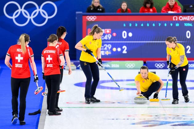 260222 Sara McManus, Agnes Knochenhauer and Sofia Scharback of Sweden competes in a women s gold medal curling match between Switzerland and Sweden during day 16 of the 2026 Winter Olympics on February 22, 2026 in Cortina. Photo: Jon Olav Nesvold BILDBYRAN COP 217 JE0130 curling Olympic Games, Olympische Spiele, Olympia, OS olympics winter olympics os ol olympiska spel vinter-os olympiske leker milano cortina 2026 milan cortina 2026 milano cortina 2026 olympic games milano cortina 2026 winter olympic games milano cortina-os milano cortina-ol vinter-ol 16 bbeng schweiz sveits sweden sverige dam *** 260222 Sara McManus, Agnes Knochenhauer and Sofia Scharback of Sweden competes in a women s gold medal curling match between Switzerland and Sweden during day 16 of the 2026 Winter Olympics on February 22, 2026 in Cortina Photo Jon Olav Nesvold BILDBYRAN COP 217 JE0130 curling olympic games olympics winter olympics os ol olympiska spel vinter os olympiske leker milano cortina 2026 milan cortina 2026 milano cortina 2026 olympic games milano cortina 2026 winter olympic games milano cortina os milano cortina ol olympiska spel vinter ol 16 bbeng schweiz sveits sweden sverige dam  Copyright: JONxOLAVxNESVOLD BB260222JE014