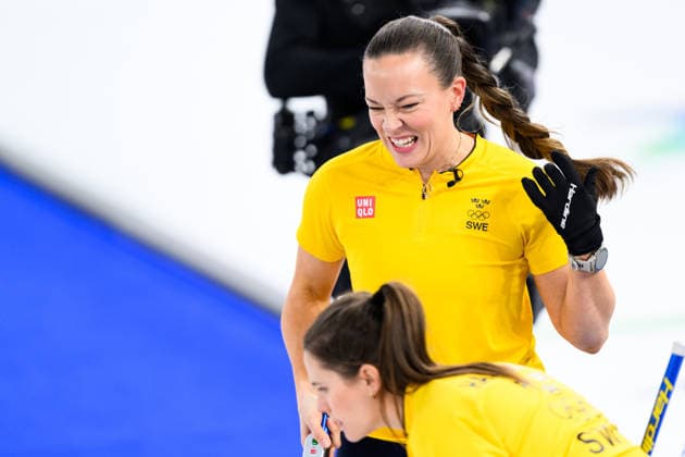 260222 Agnes Knochenhauer of Sweden reacts in a women s gold medal curling match between Switzerland and Sweden during day 16 of the 2026 Winter Olympics on February 22, 2026 in Cortina. Photo: Jon Olav Nesvold BILDBYRAN COP 217 JE0130 curling Olympic Games, Olympische Spiele, Olympia, OS olympics winter olympics os ol olympiska spel vinter-os olympiske leker milano cortina 2026 milan cortina 2026 milano cortina 2026 olympic games milano cortina 2026 winter olympic games milano cortina-os milano cortina-ol vinter-ol 16 bbeng schweiz sveits sweden sverige dam *** 260222 Agnes Knochenhauer of Sweden reacts in a women s gold medal curling match between Switzerland and Sweden during day 16 of the 2026 Winter Olympics on February 22, 2026 in Cortina Photo Jon Olav Nesvold BILDBYRAN COP 217 JE0130 curling olympic games olympics winter olympics os ol olympiska spel vinter os olympiske leker milano cortina 2026 milan cortina 2026 milano cortina 2026 olympic games milano cortina 2026 winter olympic games milano cortina os milano cortina ol vinter ol 16 bbeng schweiz sveits sweden sverige dam  Copyright: JONxOLAVxNESVOLD BB260222JE017