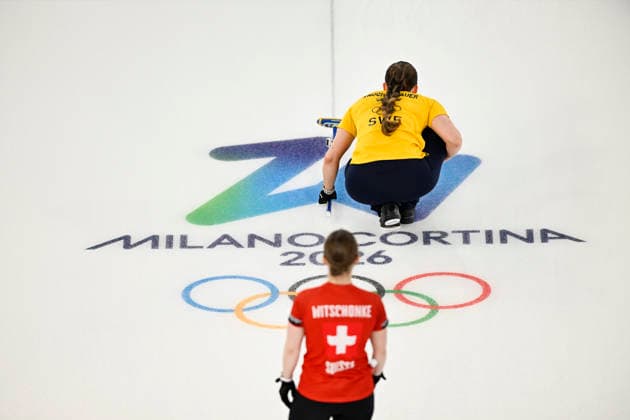 CORTINA, ITALY 20260222 Sweden s Agnes Knochenhauer in the women s curling final between Sweden and Switzerland in Cortina during the Winter Olympics in Milan Cortina, Italy. *** The image is included in the SPORTS PACKAGE. For others PAYMENT IMAGE *** CORTINA ITALY x10050x *** CORTINA, ITALY 20260222 Sweden s Agnes Knochenhauer in the women s curling final between Sweden and Switzerland in Cortina during the Winter Olympics in Milan Cortina, Italy The image is included in the SPORTS PACKAGE For others PAYMENT IMAGE CORTINA ITALY x10050x  Copyright: xPontusxLundahl TTx OLYMPICS 2026 CURLING WOMEN FINAL SWITZERLAND-SWEDER