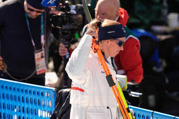 Winter Olympics in Milan Cortina 2026 Val di Fiemme, Italy 20260222. Astrid oyre Slind from Norway speaks to the press during the women s 50 km classic at Lago di Tesereo during the Winter Olympics in Milano Cortina 2026. Photo: Terje Pedersen NTB Val di Fiemme Italy EDITORIAL USE ONLY. RESTRICTED USE FOR BETTING COMPANIES Ref:_SPOLpPFrXQ86lw.jpg *** Winter Olympics in Milan Cortina 2026 Val di Fiemme, Italy 20260222 Astrid oyre Slind from Norway speaks to the press during the women s 50 km classic at Lago di Tesereo during the Winter Olympics in Milan Cortina 2026 Photo Terje Pedersen NTB Val di Fiemme Italy EDITORIAL USE ONLY RESTRICTED USE FOR BETTING COMPANIES  Copyright: xTerjexPedersenx xNTBx