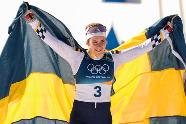 Winter Olympics in Milan Cortina 2026 Val di Fiemme, Italy 20260222. Ebba Andersson from Sweden wins Olympic gold in the women s 50 km classic at Lago di Tesereo during the Winter Olympics in Milano Cortina 2026. Photo: Terje Pedersen NTB Val di Fiemme Italy EDITORIAL USE ONLY. RESTRICTED USE FOR BETTING COMPANIES Ref:_SPOvr8Z53h2Y5M.jpg *** Winter Olympics in Milan Cortina 2026 Val di Fiemme, Italy 20260222 Ebba Andersson from Sweden wins Olympic gold in the women s 50 km classic at Lago di Tesereo during the Winter Olympics in Milano Cortina 2026 Photo Terje Pedersen NTB Val di Fiemme Italy EDITORIAL USE ONLY RESTRICTED USE FOR BETTING COMPANIES  Copyright: xTerjexPedersenx xNTBx