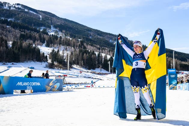 260222 Ebba Andersson of Sweden celebrates winning in the women s 50km classic technique cross-country skiing race during day 16 of the 2026 Winter Olympics on February 22, 2026 in Val di Fiemme. Photo: Maxim Thore BILDBYRAN kod MT MT1003 jubel sweden sverige skidor cross-country skiing langrenn Olympic Games, Olympische Spiele, Olympia, OS olympics winter olympics os ol olympiska spel vinter-os olympiske leker milano cortina 2026 milan cortina 2026 milano cortina 2026 olympic games milano cortina 2026 winter olympic games milano cortina-os milano cortina-ol vinter-ol 16 bbeng *** 260222 Ebba Andersson of Sweden celebrates winning in the women s 50km classic technique cross country skiing race during day 16 of the 2026 Winter Olympics on February 22, 2026 in Val di Fiemme Photo Maxim Thore BILDBYRAN kod MT MT1003 jubel sweden sverige skidor cross country skiing langrenn olympic games olympics winter olympics os ol olympiska spel vinter os olympiske leker milano cortina 2026 milan cortina 2026 milano cortina 2026 olympic games milano cortina 2026 winter olympic games milano cortina os milano cortina ol vinter ol 16 bbeng  Copyright: MAXIMxTHORE BB260222MT075