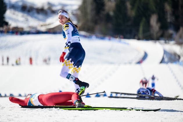 260222 Ebba Andersson of Sweden celebrates winning in the women s 50km classic technique cross-country skiing race during day 16 of the 2026 Winter Olympics on February 22, 2026 in Val di Fiemme. Photo: Maxim Thore BILDBYRAN kod MT MT1003 jubel sweden sverige skidor cross-country skiing langrenn Olympic Games, Olympische Spiele, Olympia, OS olympics winter olympics os ol olympiska spel vinter-os olympiske leker milano cortina 2026 milan cortina 2026 milano cortina 2026 olympic games milano cortina 2026 winter olympic games milano cortina-os milano cortina-ol vinter-ol 16 bbeng *** 260222 Ebba Andersson of Sweden celebrates winning in the women s 50km classic technique cross country skiing race during day 16 of the 2026 Winter Olympics on February 22, 2026 in Val di Fiemme Photo Maxim Thore BILDBYRAN kod MT MT1003 jubel sweden sverige skidor cross country skiing langrenn olympic games olympics winter olympics os ol olympiska spel vinter os olympiske leker milano cortina 2026 milan cortina 2026 milano cortina 2026 olympic games milano cortina 2026 winter olympic games milano cortina os milano cortina ol vinter ol 16 bbeng  Copyright: MAXIMxTHORE BB260222MT080