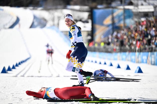VAL DI FIEMME, ITALY 20260222 Ebba Andersson in the women s 5km at the Tesero cross-country skiing stadium during the Winter Olympics in Val di Fiemme, Italy. *** The image is included in the SPORTS PACKAGE. For others PAYMENT IMAGE *** VAL DI FIEMME ITALY x10430x *** VAL DI FIEMME, ITALY 20260222 Ebba Andersson in the women s 5km at the Tesero cross country skiing stadium during the Winter Olympics in Val di Fiemme, Italy The image is included in the SPORTS PACKAGE For others PAYMENT IMAGE VAL DI FIEMME ITALY x10430x  Copyright: xChristinexOlsson TTx 2026 OLYMPICS SKIING 5M WOMEN