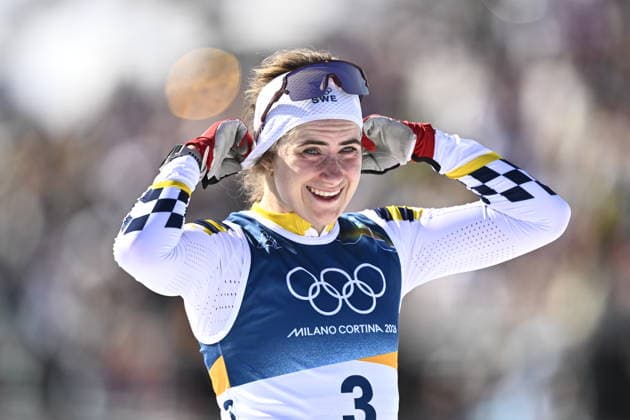 VAL DI FIEMME, ITALY 20260222 Ebba Andersson in the women s 5km at the Tesero cross-country skiing stadium during the Winter Olympics in Val di Fiemme, Italy. *** The image is included in the SPORTS PACKAGE. For others PAYMENT IMAGE *** VAL DI FIEMME ITALY x10430x *** VAL DI FIEMME, ITALY 20260222 Ebba Andersson in the women s 5km at the Tesero cross country skiing stadium during the Winter Olympics in Val di Fiemme, Italy The image is included in the SPORTS PACKAGE For others PAYMENT IMAGE VAL DI FIEMME ITALY x10430x  Copyright: xChristinexOlsson TTx 2026 OLYMPICS SKIING 5M WOMEN