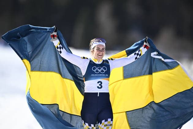 VAL DI FIEMME, ITALY 20260222 Ebba Andersson in the women s 5km at the Tesero cross-country skiing stadium during the Winter Olympics in Val di Fiemme, Italy. *** The image is included in the SPORTS PACKAGE. For others PAYMENT IMAGE *** VAL DI FIEMME ITALY x10430x *** VAL DI FIEMME, ITALY 20260222 Ebba Andersson in the women s 5km at the Tesero cross country skiing stadium during the Winter Olympics in Val di Fiemme, Italy The image is included in the SPORTS PACKAGE For others PAYMENT IMAGE VAL DI FIEMME ITALY x10430x  Copyright: xChristinexOlsson TTx 2026 OLYMPICS SKIING 5M WOMEN