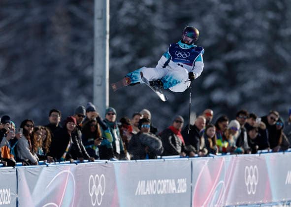 (260222) -- LIVIGNO, Feb. 22, 2026 -- Liu Yishan of China competes during run 1 of the freestyle skiing women s freeski halfpipe final at the Milan-Cortina 2026 Olympic Winter games, Winterspiele,Spiele, Summer games in Livigno, Italy, Feb. 22, 2026. ) (MICO2026)ITALY-LIVIGNO-OLYMPIC WINTER GAMES-FREESTYLE SKIING-WOMEN S FREESKI HALFPIPE-FINAL WangxPeng 