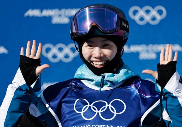 (260222) -- LIVIGNO, Feb. 22, 2026 -- Liu Yishan of China poses during run 2 of the freestyle skiing women s freeski halfpipe final at the Milan-Cortina 2026 Olympic Winter games, Winterspiele,Spiele, Summer games in Livigno, Italy, Feb. 22, 2026. ) (MICO2026)ITALY-LIVIGNO-OLYMPIC WINTER GAMES-FREESTYLE SKIING-WOMEN S FREESKI HALFPIPE-FINAL WangxPeng 