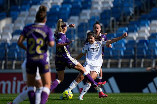 February 22, 2026, Valdebebas, Madrid, Spain: Alba Redondo of Real Madrid CF in action during the Spanish Women League, Liga F, football match played between Real Madrid and CD Costa Adeje Tenerife at Alfredo Di Stefano stadium on February 22, 2026, in Valdebebas, Madrid, Spain. Real Madrid V CD Costa Adeje Tenerife - Liga F - ZUMAa181 20260222_zaa_a181_070 Copyright: xOscarxJ.xBarrosox