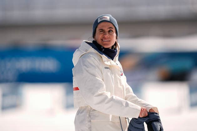 Winter Olympics in Milan Cortina 2026 Val di Fiemme, Italy 20260222. Heidi Weng from Norway during the flower ceremony after the women s 50 km classic at Lago di Tesereo during the Winter Olympics in Milano Cortina 2026. Photo: Terje Pedersen NTB Val di Fiemme Italy EDITORIAL USE ONLY. RESTRICTED USE FOR BETTING COMPANIES Ref:_SPO9ixojvP-zew.jpg *** Winter Olympics in Milan Cortina 2026 Val di Fiemme, Italy 20260222 Heidi Weng from Norway during the flower ceremony after the women s 50 km classic at Lago di Tesereo during the Winter Olympics in Milano Cortina 2026 Photo Terje Pedersen NTB Val di Fiemme Italy EDITORIAL USE ONLY RESTRICTED USE FOR BETTING COMPANIES  Copyright: xTerjexPedersenx xNTBx