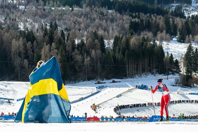 260222 Ebba Andersson of Sweden and Heidi Weng of Norway celebrate after competing in the women s 50km classic technique cross-country skiing race during day 16 of the 2026 Winter Olympics on February 22, 2026 in Val di Fiemme. Photo: Maxim Thore BILDBYRAN kod MT MT1003 jubel sweden sverige norge norway skidor cross-country skiing langrenn Olympic Games, Olympische Spiele, Olympia, OS olympics winter olympics os ol olympiska spel vinter-os olympiske leker milano cortina 2026 milan cortina 2026 milano cortina 2026 olympic games milano cortina 2026 winter olympic games milano cortina-os milano cortina-ol vinter-ol 16 bbeng *** 260222 Ebba Andersson of Sweden and Heidi Weng of Norway celebrate after competing in the women s 50km classic technique cross country skiing race during day 16 of the 2026 Winter Olympics on February 22, 2026 in Val di Fiemme Photo Maxim Thore BILDBYRAN kod MT MT1003 jubel sweden sverige norge norway skidor cross country skiing langrenn olympic games olympics winter olympics os ol olympiska spel vinter os olympiske leker milano cortina 2026 milan cortina 2026 milano cortina 2026 olympic games milano cortina 2026 winter olympic games milano cortina os milano cortina ol vinter ol 16 bbeng  Copyright: MAXIMxTHORE BB260222MT123