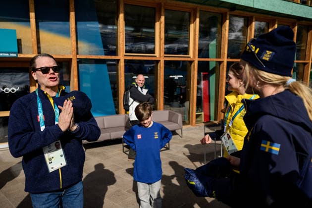 260222 Price Daniel and prince Oscar of Sweden after the women s 50km classic technique cross-country skiing race during day 16 of the 2026 Winter Olympics on February 22, 2026 in Val di Fiemme. Photo: Maxim Thore BILDBYRAN kod MT MT1003 skidor cross-country skiing langrenn Olympic Games, Olympische Spiele, Olympia, OS olympics winter olympics os ol olympiska spel vinter-os olympiske leker milano cortina 2026 milan cortina 2026 milano cortina 2026 olympic games milano cortina 2026 winter olympic games milano cortina-os milano cortina-ol vinter-ol 16 bbeng sweden sverige *** 260222 Price Daniel and prince Oscar of Sweden after the women s 50km classic technique cross country skiing race during day 16 of the 2026 Winter Olympics on February 22, 2026 in Val di Fiemme Photo Maxim Thore BILDBYRAN kod MT MT1003 skidor cross country skiing langrenn olympic games olympics winter olympics os ol olympiska spel vinter os olympiske leker milano cortina 2026 milan cortina 2026 milano cortina 2026 olympic games milano cortina 2026 winter olympic games milano cortina os milano cortina ol vinter ol 16 bbeng sweden sverige  Copyright: MAXIMxTHORE BB260222MT134