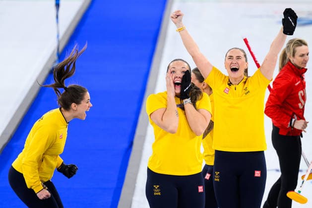 260222 Anna Hasselborg, Sara McManus, Sofia Scharback, Agnes Knochenhauer and Johanna Heldin of Sweden celebrate winning in a women s gold medal curling match between Switzerland and Sweden during day 16 of the 2026 Winter Olympics on February 22, 2026 in Cortina. Photo: Jon Olav Nesvold BILDBYRAN COP 217 JE0130 jubel curling Olympic Games, Olympische Spiele, Olympia, OS olympics winter olympics os ol olympiska spel vinter-os olympiske leker milano cortina 2026 milan cortina 2026 milano cortina 2026 olympic games milano cortina 2026 winter olympic games milano cortina-os milano cortina-ol vinter-ol 16 bbeng schweiz sveits sweden sverige dam *** 260222 Anna Hasselborg, Sara McManus, Sofia Scharback, Agnes Knochenhauer and Johanna Heldin of Sweden celebrate winning in a women s gold medal curling match between Switzerland and Sweden during day 16 of the 2026 Winter Olympics on February 22, 2026 in Cortina Photo Jon Olav Nesvold BILDBYRAN COP 217 JE0130 jubilation curling olympic games olympics winter olympics os ol olympiska spel vinter os olympiske leker milano cortina 2026 milan cortina 2026 milano cortina 2026 olympic games milano cortina 2026 winter olympic games milano cortina os milano cortina ol vinter ol 16 bbeng schweiz sveits sweden sverige dam  Copyright: JONxOLAVxNESVOLD BB260222JE068