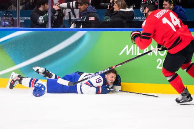 260222 Matthew Tkachuk of USA in the men s Ice hockey, Eishockey final between Canada and USA during day 16 of the 2026 Winter Olympics on February 22, 2026 in Milan. Photo: Carl Sandin BILDBYRAN kod CS JM0802 bbeng ishockey ice hockey Olympic Games, Olympische Spiele, Olympia, OS olympics winter olympics os ol olympiska spel vinter-os olympiske leker milano cortina 2026 milan cortina 2026 milano cortina 2026 olympic games milano cortina 2026 winter olympic games milano cortina-os milano cortina-ol vinter-ol final usa united states canada kanada *** 260222 Matthew Tkachuk of USA in the men s ice hockey final between Canada and USA during day 16 of the 2026 Winter Olympics on February 22, 2026 in Milan Photo Carl Sandin BILDBYRAN kod CS JM0802 bbeng ishockey ice hockey olympic games olympics winter olympics os ol olympiska spel vinter os olympiske leker milano cortina 2026 milan cortina 2026 milano cortina 2026 olympic games milano cortina 2026 winter olympic games milano cortina os milano cortina ol vinter ol final usa united states canada kanada  Copyright: CARLxSANDIN BB260222CS007