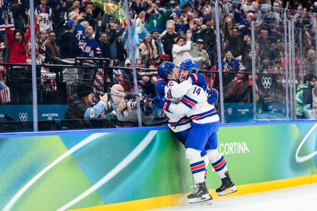 260222 Matt Boldy and Brock Faber of USA celebrate after the 0-1 goal in the men s Ice hockey, Eishockey final between Canada and USA during day 16 of the 2026 Winter Olympics on February 22, 2026 in Milan. Photo: Joel Marklund BILDBYRAN kod JM JM0802 bbeng ishockey ice hockey Olympic Games, Olympische Spiele, Olympia, OS olympics winter olympics os ol olympiska spel vinter-os olympiske leker milano cortina 2026 milan cortina 2026 milano cortina 2026 olympic games milano cortina 2026 winter olympic games milano cortina-os milano cortina-ol vinter-ol final usa united states canada kanada jubel *** 260222 Matt Boldy and Brock Faber of USA celebrate after the 0 1 goal in the men s ice hockey final between Canada and USA during day 16 of the 2026 Winter Olympics on February 22, 2026 in Milan Photo Joel Marklund BILDBYRAN kod JM JM0802 bbeng ishockey ice hockey olympic games olympics winter olympics os ol olympiska spel vinter os olympiske leker milano cortina 2026 milan cortina 2026 milano cortina 2026 olympic games milano cortina 2026 winter olympic games milano cortina os milano cortina ol vinter ol final usa united states canada kanada jubel  Copyright: JOELxMARKLUND BB260222JM006