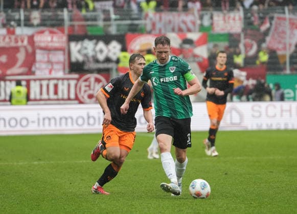 Deutschland: 2.Bundesliga 2025 2026, SC Preußen Münster vs 1.FC Kaiserslautern, Sonntag 22.02.2026 LVM-Preußenstadion (Münster, Nordrhein-Westfalen, Deutschland) Paul Jaeckel (SC Preußen Münster, 3)