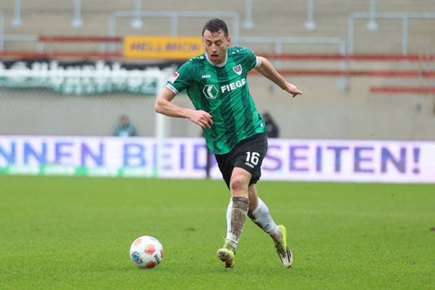 22.02.2026, xrekx, Fussball 2.Bundesliga, Preußen Münster - 1.FC Kaiserslautern v.l. Torge Paetow (Preussen Muenster) (DFL DFB REGULATIONS PROHIBIT ANY USE OF PHOTOGRAPHS as IMAGE SEQUENCES and or QUASI-VIDEO) Münster