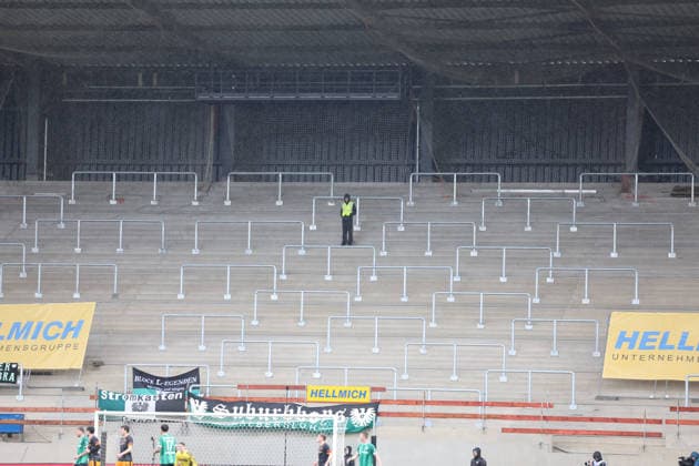 22.02.2026, xrekx, Fussball 2.Bundesliga, Preußen Münster - 1.FC Kaiserslautern v.l. Symbolfoto, Symbolbild, Symbol Stadion, symbolic photo, symbolic image, symbolic stadium (DFL DFB REGULATIONS PROHIBIT ANY USE OF PHOTOGRAPHS as IMAGE SEQUENCES and or QUASI-VIDEO) Münster