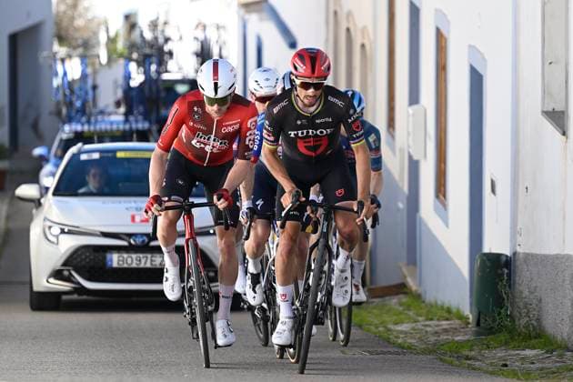 Volta Algarve 2026 Stage 5 ALTO DO MALHAO (LOULE), PORTUGAL - FEBRUARY 22 : Alaphilippe Julian (FRA) of Tudor Pro Cycling Team, Van Boven Luca (BEL) of Lotto Intermarche during stage 5 of the 52th edition of Volta Algarve an UCI ProSeries 2.Pro cycling road race stage for Men Elite of 148.4 km with start in Faro and finish in Alto do Malhao (Loule) on February 22, 2026 in Alto do Malhao (Loule), Portugal, 22 02 2026 ( Motordriver Guy De Vuyst - Alto do Malhao (Loule) Portugal  Copyright: xNicoxVereeckenx