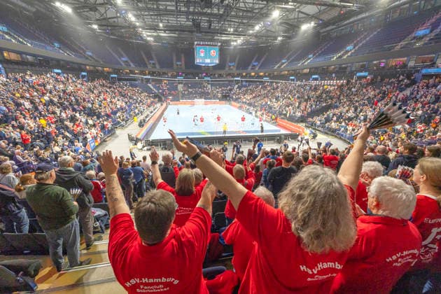 Handball Daikin Handball Bundesliga 2025 2026 - Handball Verein Hamburg vs. MT Melsungen Zuschauer, Fans, Barclays Arena Barclays Arena Hamburg