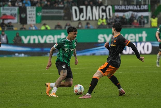 Deutschland: 2.Bundesliga 2025 2026, SC Preußen Münster vs 1.FC Kaiserslautern, Sonntag 22.02.2026 LVM-Preußenstadion (Münster, Nordrhein-Westfalen, Deutschland) Oliver Batista-Meier (SC Preußen Münster, 17)