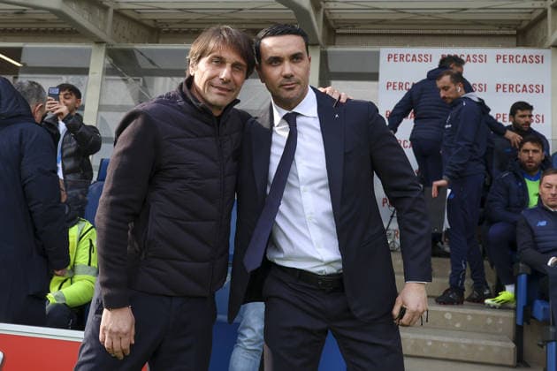 Antonio Conte Head Coach of SSC Napoli and Raffaele Palladino Head Coach of Atalanta BC during Atalanta BC vs SSC Napoli, 26Â° Serie A Enilive 2025-26 game at New Balance arena in Bergamo (BG), Italy, on February 22, 2026.  Copyright: xDavidexCasentini IPAxSportx xipa-agency.netx xx IPA_71873965 IPA_Agency_IPA71873965
