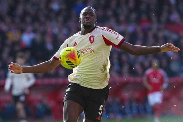 Nottingham Forest v Liverpool, Premier League Ibrahima KonatÃ Of Liverpool in action during the Nottingham Forest v Liverpool Premier League match at the City Ground, West Bridgford, England on 22 February 2026 Credit: Lee Keuneke Every Second Media Editorial use only. All images are copyright Every Second Media Limited. No images may be reproduced without prior permission. All rights reserved. Premier League and Football League images are subject to licensing agreements with Football DataCo Limited. see https: www.football-dataco.com Copyright: xIMAGO EveryxSecondxMediax ESM-1816-0048 LeexKeunekex xEveryxSecondxMediax