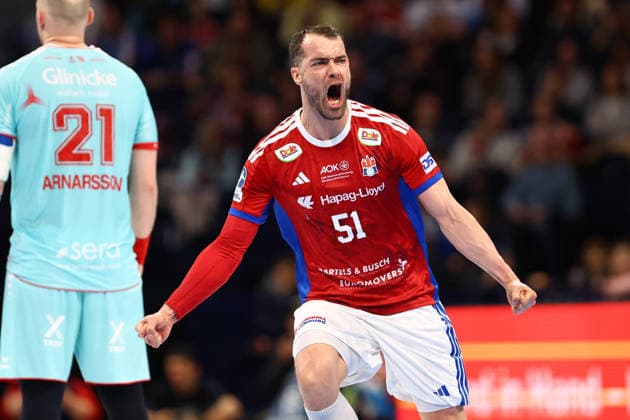 51 Casper Ulrich Mortensen (Handball Verein Hamburg) Handball I Herren I Bundesliga (Daikin HBL) I Saison 2025-2026 I 22. Spieltag I Handball Sport Verein Hamburg - MT Melsungen I 22.02.2026 I Barclays Arena