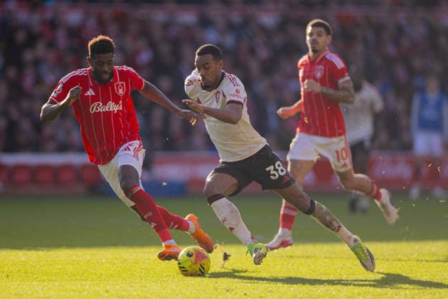 Football - FA Premier League - Nottingham Forest FC v Liverpool FC NOTTINGHAM, ENGLAND - Sunday, February 22, 2026: Liverpool s Ryan Gravenberch during the FA Premier League match between Nottingham Forest FC and Liverpool FC at the City Ground. (Photo by David Rawcliffe Propaganda) NOTTINGHAM City Ground NOTTINGHAMSHIRE ENGLAND  Copyright: xDavidxRawcliffex P2026-02-22-Notts_Forest_Liverpool-86