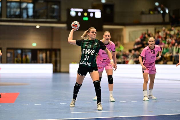 Handball I Frauen I Saison 2025-2026 I EHF European League I VfL Oldenburg - Tertnes Bergen I 22.02.2026 Joanna Granicka (21, VfL Oldenburg) Buxtehude Halle Nord NEU Niedersachsen Deutschland Copyright: xLobeca FelixxSchlikisx