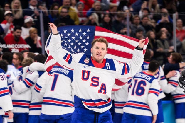 260222 Matthew Tkachuk of USA celebrates after the men s Ice hockey, Eishockey final between Canada and USA during day 16 of the 2026 Winter Olympics on February 22, 2026 in Milan. Photo: Carl Sandin BILDBYRAN kod CS JM0802 bbeng ishockey ice hockey Olympic Games, Olympische Spiele, Olympia, OS olympics winter olympics os ol olympiska spel vinter-os olympiske leker milano cortina 2026 milan cortina 2026 milano cortina 2026 olympic games milano cortina 2026 winter olympic games milano cortina-os milano cortina-ol vinter-ol final usa united states canada kanada jubel *** 260222 Matthew Tkachuk of USA celebrates after the men s ice hockey final between Canada and USA during day 16 of the 2026 Winter Olympics on February 22, 2026 in Milan Photo Carl Sandin BILDBYRAN kod CS JM0802 bbeng ishockey ice hockey olympic games olympics winter olympics os ol olympiska spel vinter os olympiske leker milano cortina 2026 milan cortina 2026 milano cortina 2026 olympic games milano cortina 2026 winter olympic games milano cortina os milano cortina ol vinter ol final usa united states canada kanada jubel  Copyright: CARLxSANDIN BB260222CS045
