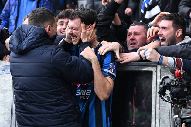 Db Bergamo 22 02 2026 - campionato di calcio serie A Atalanta-Napoli foto Daniele Buffa Image nella foto: esultanza gol Lazar Samardzic 